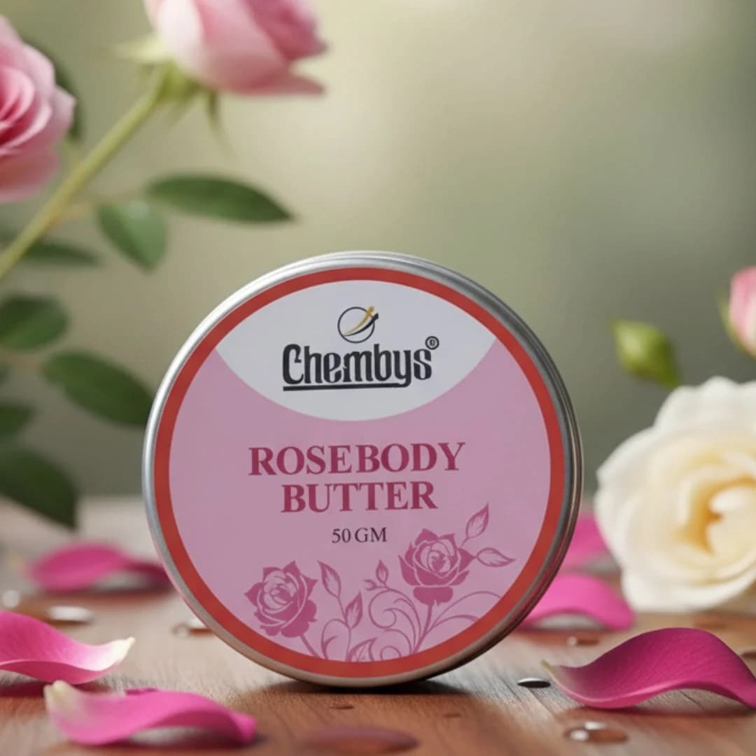 Chembys Natural Rose Body Butter - 50g