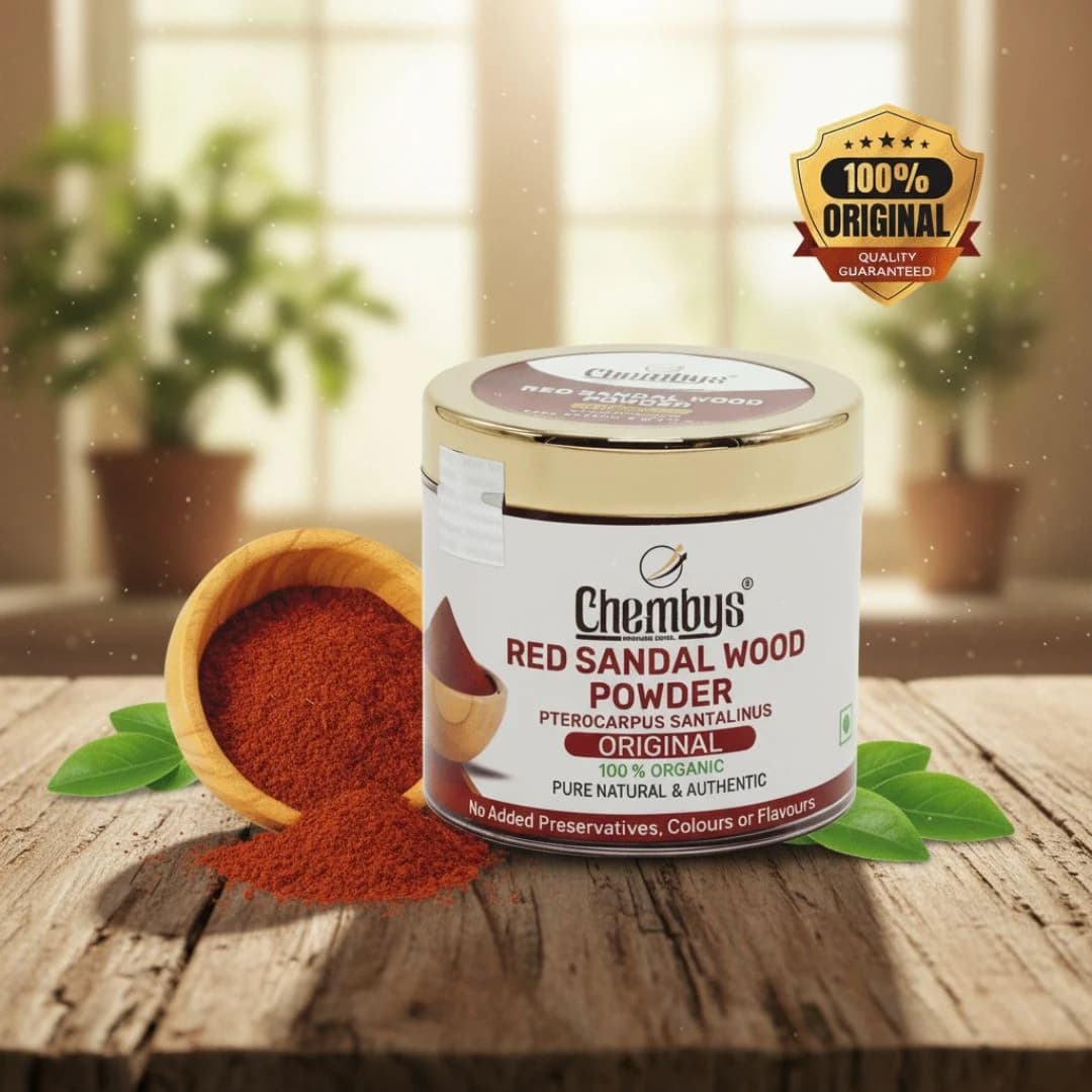 Chembys Pure Red Sandalwood Powder (50 gms)