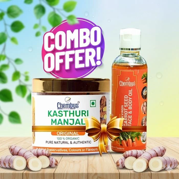 Combo White Turmeric & Carrot Oil to fix pimples, marks, and Tan