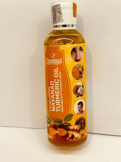 Chembys Pure Organic Wayanadan High Curcumin Turmeric in Virgin Coconut Oil for Brighter skin